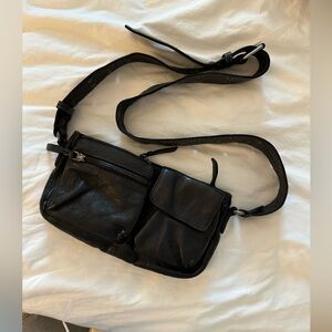 Free People Wade Leather Sling Fuax Leather